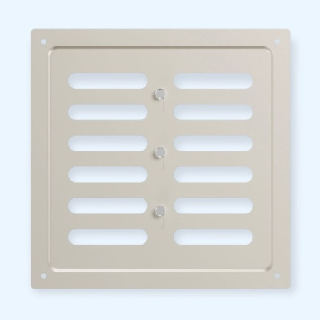 2020MER Beige ERA Решетка вентиляционная MER регулируемая 200х200 окраш.сталь Beige